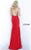 Jovani - 63563 Studded Backless Jersey Trumpet Gown Prom Dresses