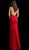 Jovani - 63564 Sleeveless Plunging V-neck Jersey Trumpet Dress Special Occasion Dress