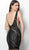 Jovani - 63899 Sequined Deep V-neck Sheath Cocktail Dress Special Occasion Dress
