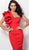 Jovani - 63994 One Shoulder Ruffle Sleeve Mermaid Evening Gown Special Occasion Dress