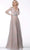 Jovani - 65658 Glittered V-Neck A-Line Dress Mother of the Bride Dresses
