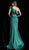Jovani - 66271 Two Piece Ruffled Asymmetric Mermaid Dress With Train Special Occasion Dress
