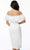 Jovani - 67118 Fringe Off Shoulder Cocktail Dress Cocktail Dresses