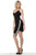 Jovani - 68988 Thin Strapped Short Sheath Dress Party Dresses
