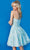 Jovani 7965 - Floral Strapless Cocktail Dress Special Occasion Dress