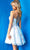 Jovani 7967 - Strapless A-line Cocktail Dress Special Occasion Dress
