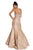 Jovani - 89462 Lace Appliqued Strapless Mermaid Gown Special Occasion Dress