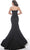 Jovani - 94366 Strapless Straight Neckline Slit Mermaid Gown Evening Dresses