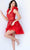 Jovani 9466 - Feather Sleeves Cocktail Dress Special Occasion Dress