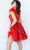 Jovani 9466 - Feather Sleeves Cocktail Dress Special Occasion Dress