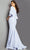 Jovani 9776 - Quarter Sleeves Bateau Evening Dress Evening Dresses