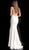 Jovani - Adorned Lace Backless Long Gown 63456SC - 2 pcs Off-White In Size 00 and 10 Available CCSALE