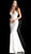 Jovani - Adorned Lace Backless Long Gown 63456SC - 2 pcs Off-White In Size 00 and 10 Available CCSALE