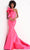 Jovani - Asymmetric Mermaid Prom Gown JVN00650SC - 1 pc Fuchsia In Size 16 Available CCSALE 16 / Fuchsia