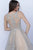 Jovani - Beaded Illusion Jewel A-Line Cocktail Dress JVN63907 - 1 pc Grey/Nude In Size 16 Available CCSALE 16 / Grey/Nude