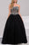 Jovani - Bedazzled Strapless Sweetheart Corset Style A Line Gown 1332 Special Occasion Dress 00 / Black