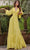 Jovani - Bishop Sleeve Cutout Long Dress 23325SC - 1 pc Black In Size 0 Available CCSALE 0 / Black