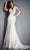 Jovani Bridal - JB02579 Embellished Long Sleeves Trumpet Bridal Gown Bridal Dresses 00 / Ivory