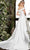 Jovani Bridal - JB07134 Beaded Off Shoulder A-Line Bridal Gown Bridal Dresses