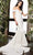 Jovani Bridal - JB07135 Studded Off Shoulder Dress Special Occasion Dress 00 / Ivory
