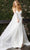 Jovani Bridal - JB07137 Cascading Off Shoulder Jeweled Bridal Gown Bridal Dresses