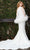 Jovani Bridal - JB07360 Feather Fringed One Shoulder Bridal Gown Bridal Dresses