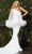 Jovani Bridal - JB07360 Feather Fringed One Shoulder Bridal Gown Bridal Dresses