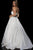 Jovani Cutout Back Strapless Detailed Mikado Ballgown 52152SC - 1 pc Off White In Size 2 Available CCSALE 2 / Off White