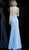Jovani - Cutout Ornate Bodice Trumpet Dress JVN67262SC - 1 pc Light- Blue In Size 10 Available CCSALE 10 / Light- Blue