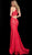 Jovani - Embellished Lace Halter Trumpet Dress 63214SC - 1 pc Ink in Size 4 and 1 pc Red in Size 8 Available CCSALE