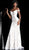 Jovani - Embellished Off-Shoulder Long Trumpet Dress 64277 - 1 pc Off-White in Size 12 Available CCSALE 14 / Off-White