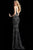 Jovani - Embellished Plunging Sweetheart Trumpet Dress 66967SC  - 2 pcs Black In Size 0 and 2 Available CCSALE