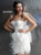 Jovani Embellished Sweetheart Feathered Dress 50122 - 2 pcs Ivory in Sizes 4 and 14 Available CCSALE