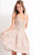 Jovani - Embroidered Bodice A-Line Dress JVN04010SC - 1 pc Nude In Size 0 Available CCSALE