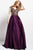 Jovani Embroidered V-Neck Cap Sleeves Ballgown 50439 - 1 pc Purple in size 20 Available CCSALE 20 / Purple