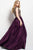 Jovani Embroidered V-Neck Cap Sleeves Ballgown 50439 - 1 pc Purple in size 20 Available CCSALE