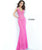 Jovani - Fitted Lace Prom Dress 48994 Prom Dresses 00 / Bright Pink