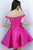 Jovani - Fitted Off-Shoulder A-Line Cocktail Dress JVN62742SC CCSALE