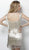 Jovani - Fully Fringe Sleeveless Cocktail Dress 62975 - 1 pc Nude/Silver In Size 10 Available CCSALE 10 / Nude/Silver