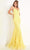 Jovani - JVN02258 Embroidered V Neck Trumpet Gown Prom Dresses