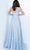 Jovani - JVN03111 Illusion Deep V-Neck Sleeveless A-Line Lace Gown Prom Dresses