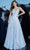 Jovani - JVN03111 Illusion Deep V-Neck Sleeveless A-Line Lace Gown Prom Dresses