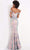 Jovani - JVN04515 Plunging Off Shoulder Neckline Embellished Gown Prom Dresses