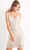 Jovani - JVN05740 V Neck Embellished Open Back Dress Party Dresses