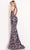 Jovani - JVN05748 High Halter Embroidered Long Gown Prom Dresses