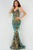 Jovani - JVN05758 Multi-Colored Geometric Trumpet Gown Prom Dresses