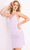 Jovani - JVN05759 Spaghetti Strap Sequined Sheath Dress Homecoming Dresses