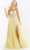 Jovani - JVN05811 Sweetheart Lace Appliqued Dress Prom Dresses 00 / Yellow