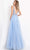Jovani - JVN05818 Embellished Deep V Neck A-line Gown Prom Dresses
