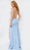 Jovani JVN06218 - Deep V-Neck Glitter Prom Gown Prom Dresses